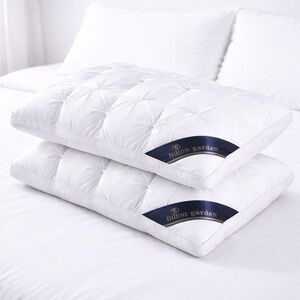 New! Hilton garden White Pillow Set
